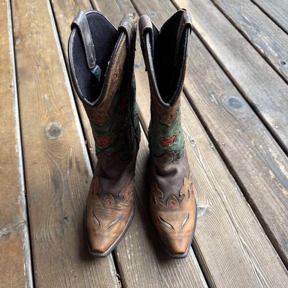 Laredo 52138 Miss Kate Snip Toe Western Leather Boot Multi Color - Women's 8 - Picture 6 of 13